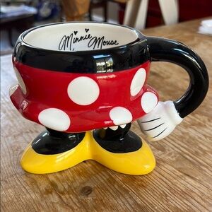 Minnie inspired Red and Yellow Polka Dot Mug